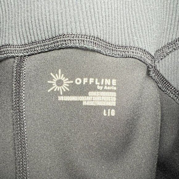 Aerie Black High-Waisted Leggings - Picture 8 of 11